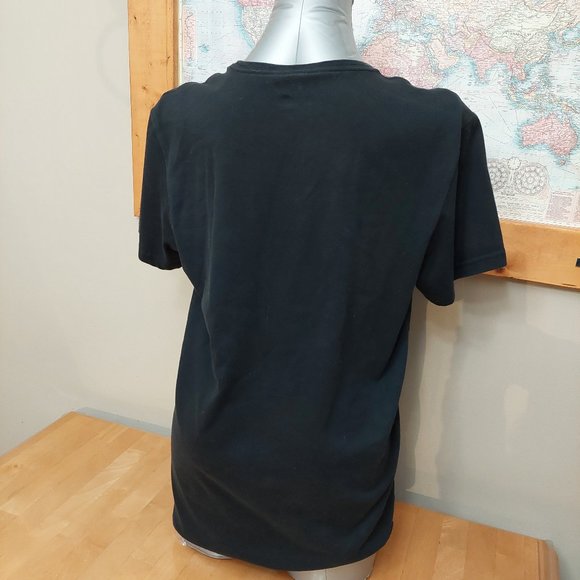 Adidas Juventus Football Club T- Shirt Black Short Sleeve Men's Medium - Picture 4 of 11